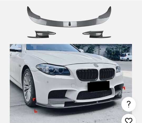 Carbon Fiber Front Skirting And Mirror