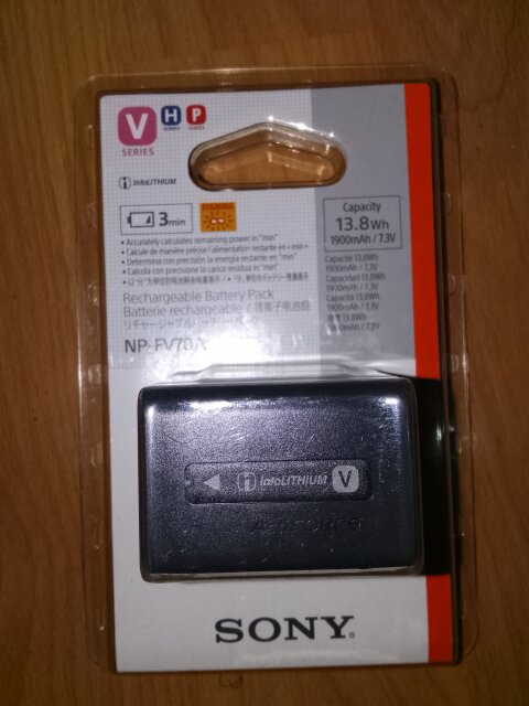 Sony Rechargeable Battery