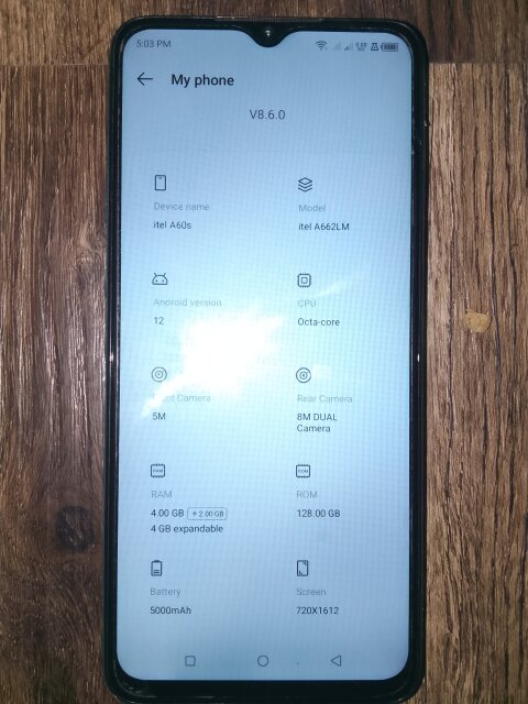 Itel A60s - Good Condition