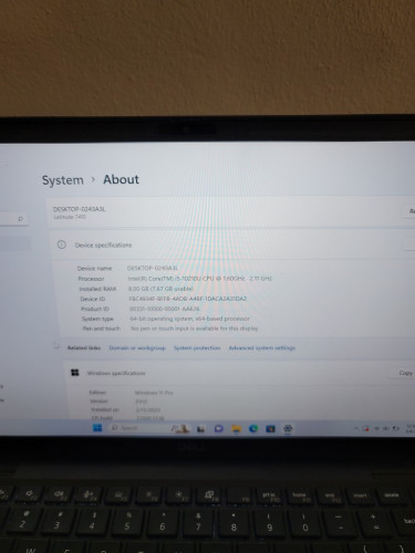 Dell Latitude 7410 I5 8GB 256GB Win 11