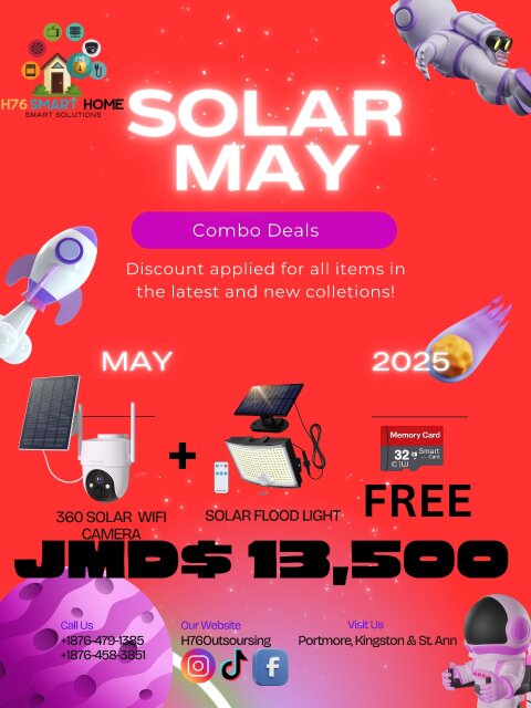 Solar Light And Camera
