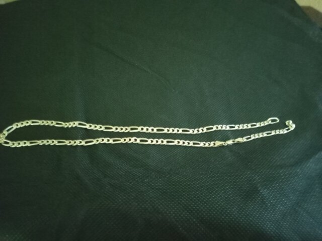 925 Sterling Silver Solid Figaro Chain