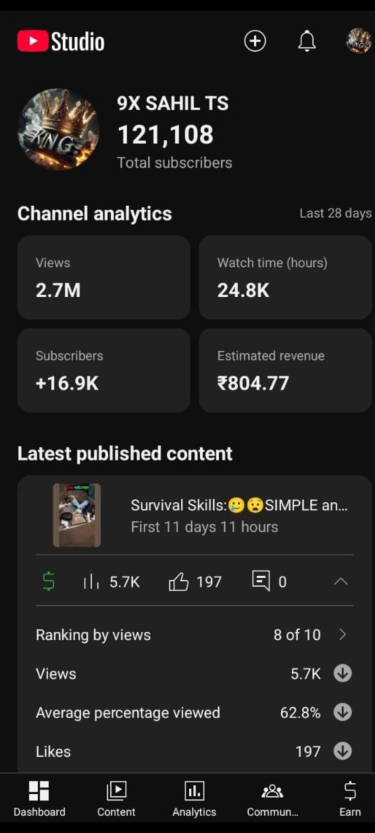Monetized YouTube Channels