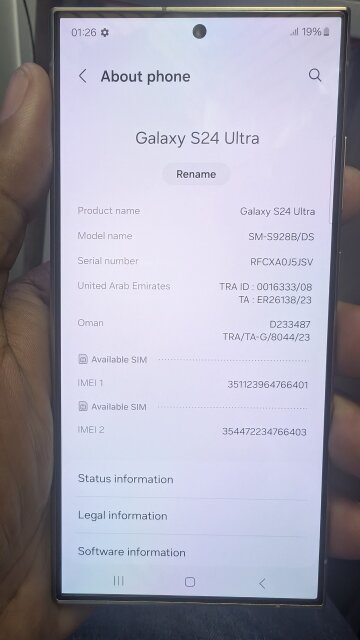 Samsung Galaxy S24 Ultra An S22 Ultra