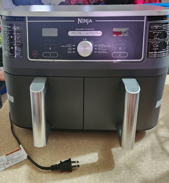 Ninja 10 QT (grey) Dualzone XL 2-Basket Air Fryer