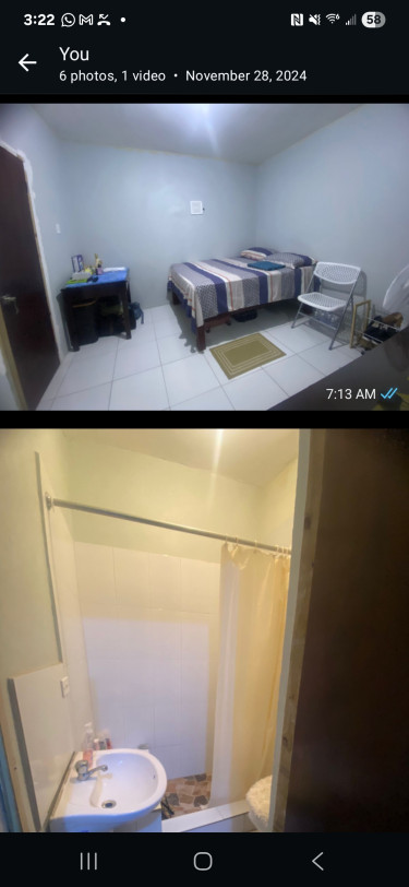 1 Bedroom  Shared Kit Near Papine Utech & UWI