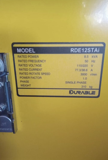 Diésel Generator 8.5KVA