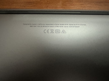16 Inch Macbook Pro I9 1TB SSD 