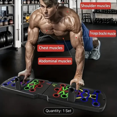 Multifunctional Push-up Board Set With Handles 