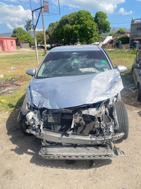2016 Toyota Axio G Type Crashed