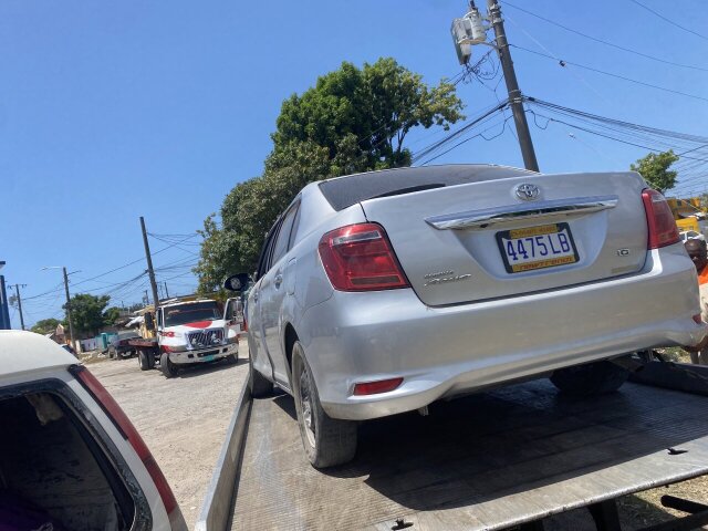 2016 Toyota Axio G Type Crashed