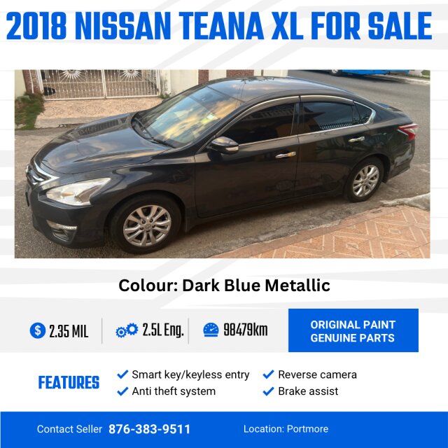 2018 Nissan Teana XL