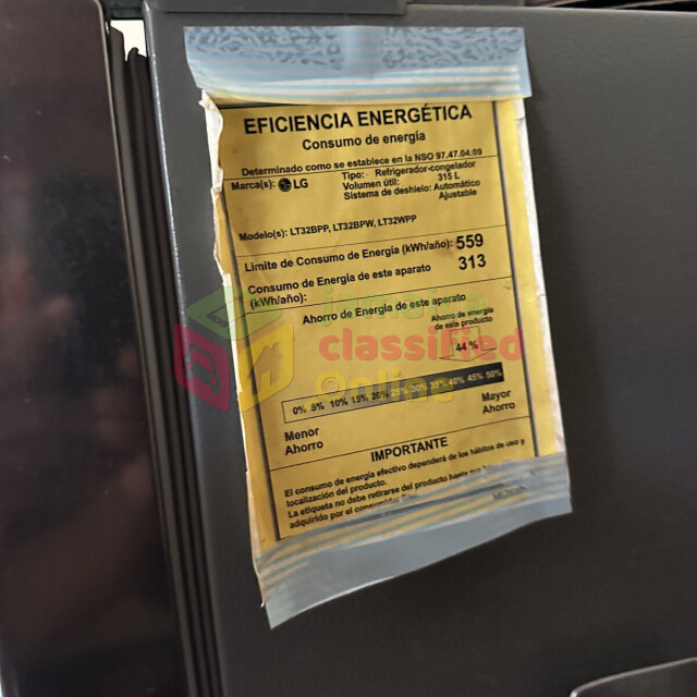 REFRIGERATOR LG INVERTER
