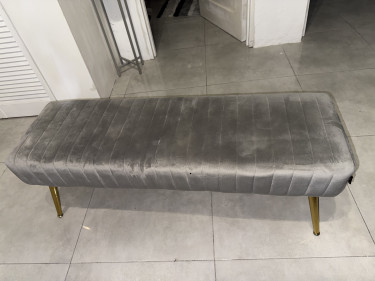 Bed Stool (grey )  Chairs Portmore 