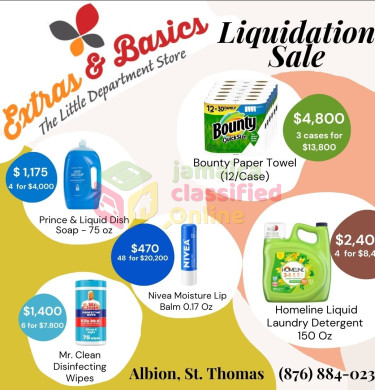 Liquidation Sale Other Market Albion