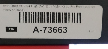 AVID ORAD HDVG4