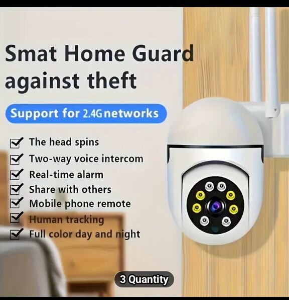 360° WiFi Smart Security Cameras]
