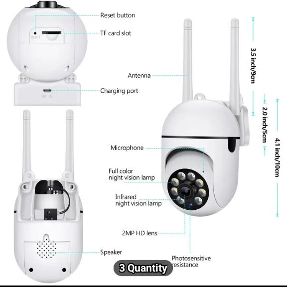 360° WiFi Smart Security Cameras]