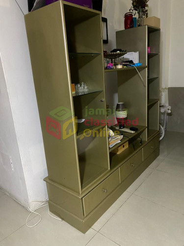 Champagne Coloured Entertainment Center Entertainment Centers Meadowbrook 