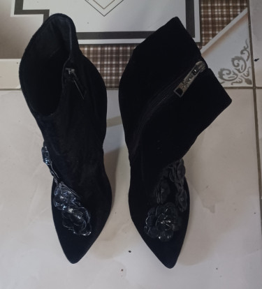 Black High Top Heels Women's Shoes Ewarton 