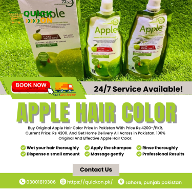 Apple Hair Color - 100% Gray Coverage, Ammonia-Fre