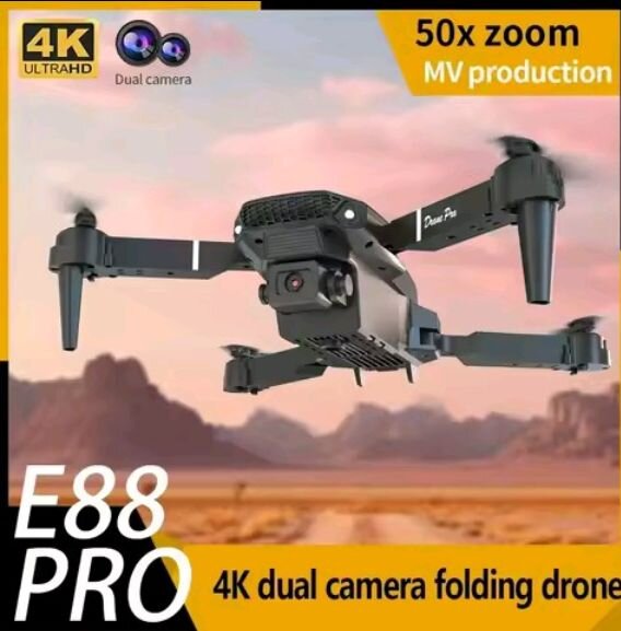E88 Professional Remote Control 4K HD WiFi FPV Outdoor and Travel Portmore