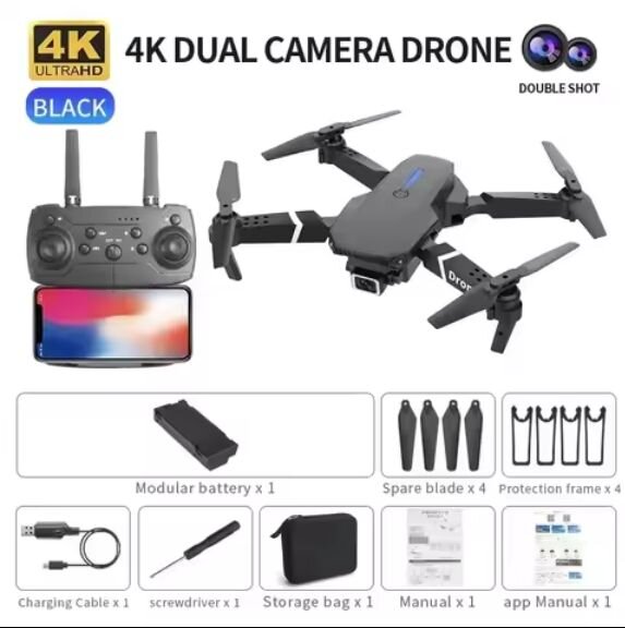 E88 Professional Remote Control 4K HD WiFi FPV