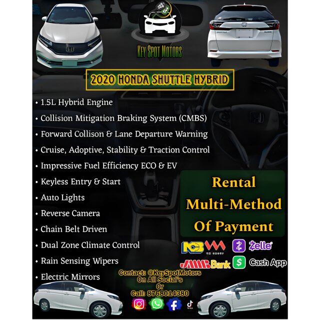 2020 Honda Shuttle Hybrid 'Patinum White Pearl'