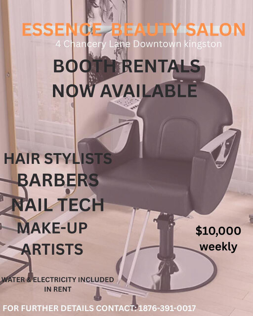 Salon Booths Hair Styling Equipment Downtown Kingston