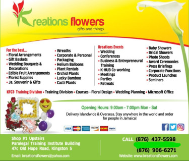 Flowers, Gift Baskets, Plants, Wreaths Other Market New Kingston