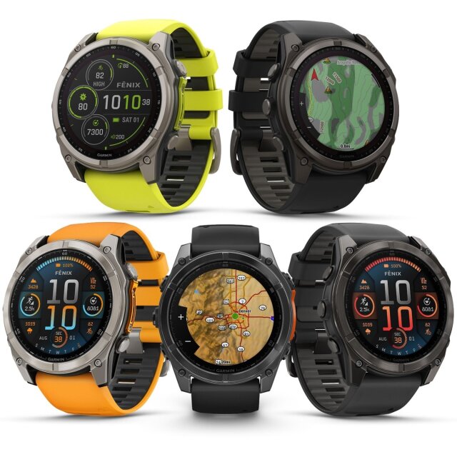 Garmin Fenix ​​8 Sapphire Smartwatch Athlete BLACK Watches MAINLAND CHINA