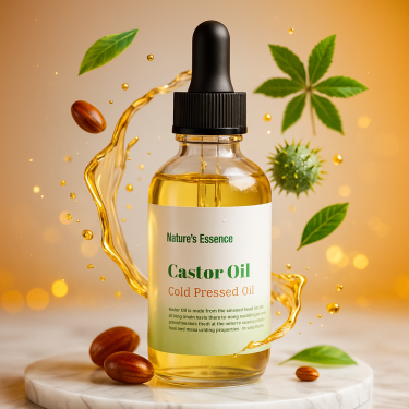 Nature's Essence Cold Pressed Castor Oil  Skin Care Lucea