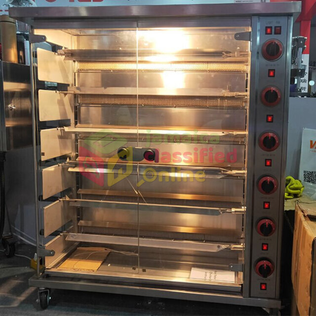 Commerial Rotisserie Oven - Cooks 30 5lb Chickens