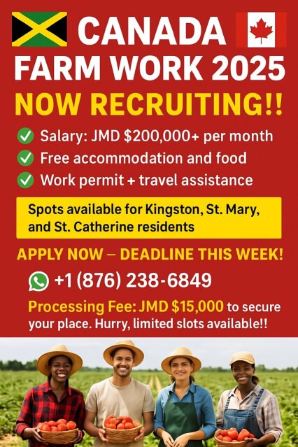 Canada Farm Worker Full Time Jobs Kingston