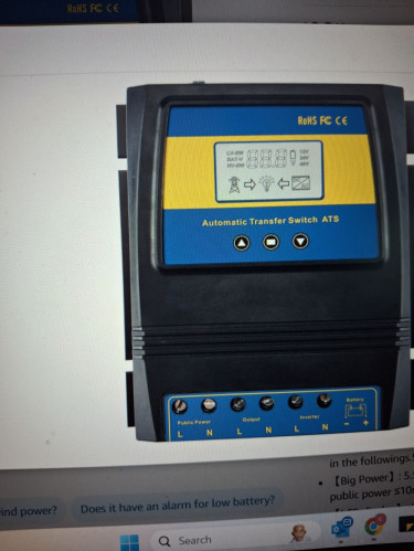 Solar Charge Controllerand At Switch For Sale