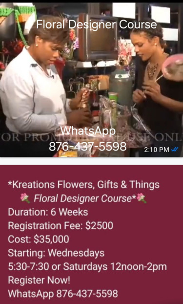 Train To Be A Floral Designer/Florist In 6 Weeks!