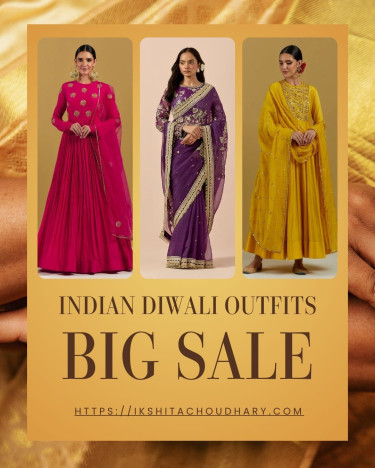 Buy The Most Gorgeous-Looking Indian Diwali Outfit Women's Clothes Miami
