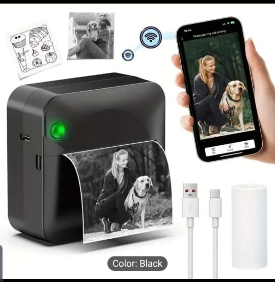 Mini Portable Thermal Printer For Photos Etc. Phone Accessories Portmore