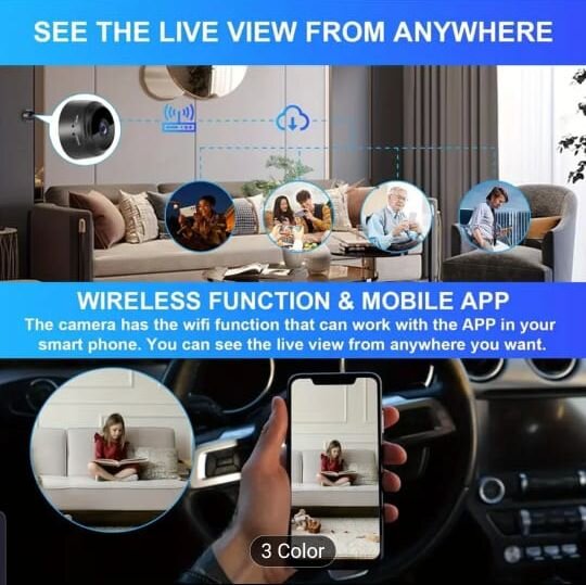 WiFi Mini Wireless Video Recorder Security Camera