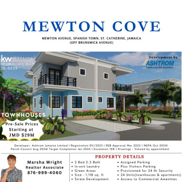 2 Bedrooms 2.5 Baths Townhouse - Mewton Cove 