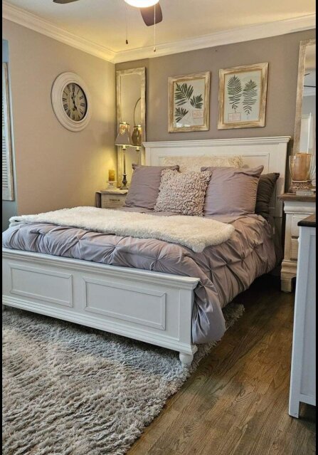 Modern Assemble Complete Bed. Made With Seder Wood