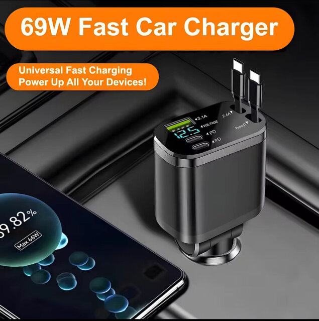 Car Charger 5 In 1