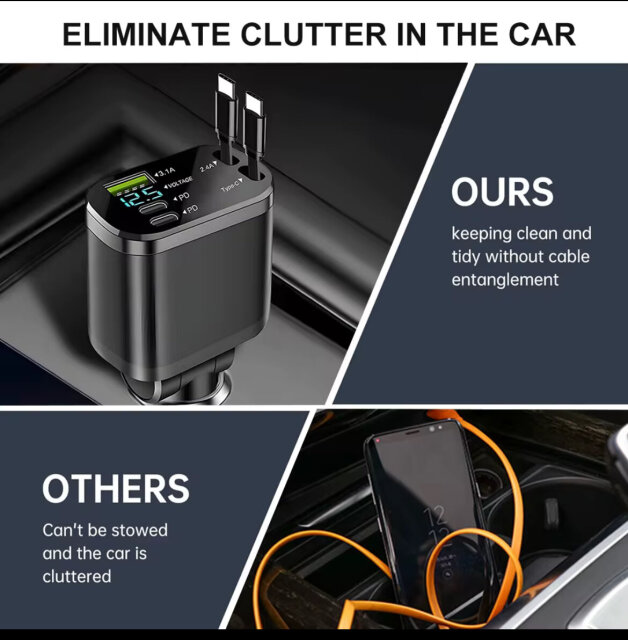 Car Charger 5 In 1