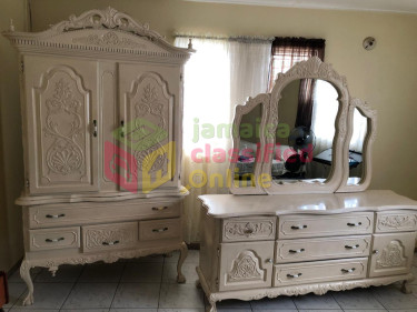 Stunning 7-Drawer Dresser & High Boy Chest Set Wardrobes & Closets Pembroke Hall, Off Washington Boulevard