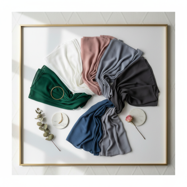 Silk Hijabs Women's Clothes Tree Way