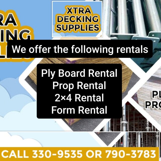 Renting Supplies For Decking Construction Services All Island