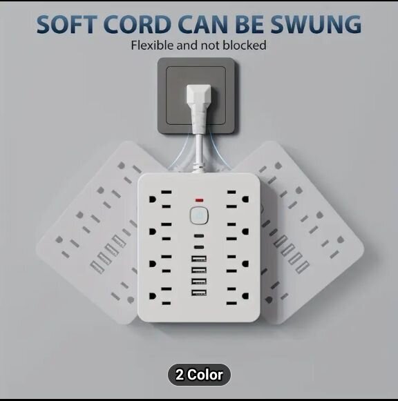 14 Slot Power Sockets With Overload Protection