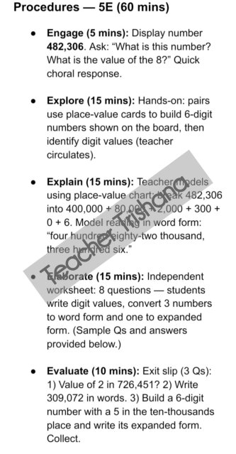 Weekly 5E NSC Aligned Lesson Plans Schools Spaldings