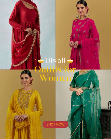 Gorgeous-Looking Diwali Outfits For Women  Women's Clothes New Delhi