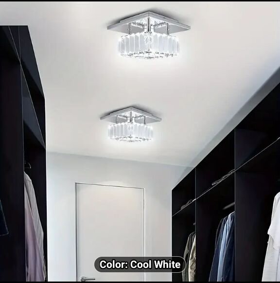 Semi Flush Mount Crystal Lighting Chandelier